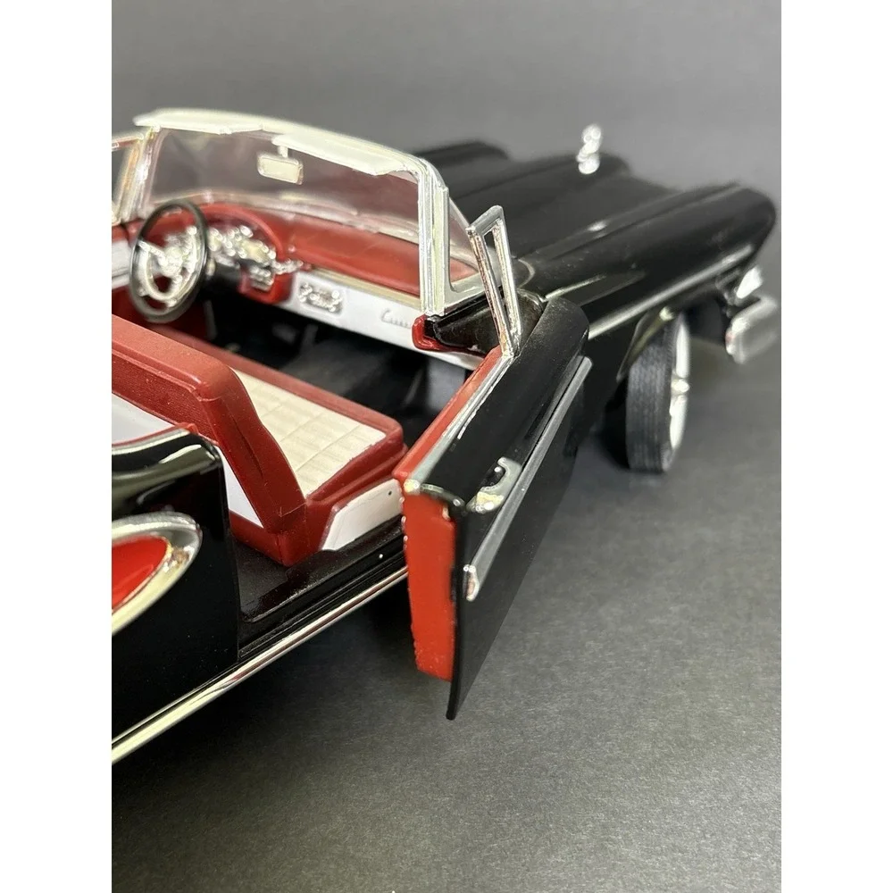 1958 Edsel Citation Convertible 1:18 Diecast Car Black Red No Box
